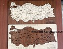 Ahşap Türkiye Haritası Yap Boz 0 216 596 52 22